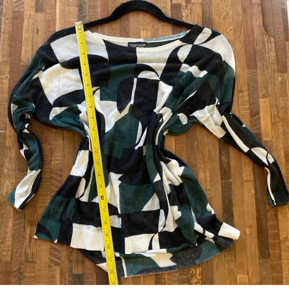 Mod Color Block Sweater, Size 6 - image 5